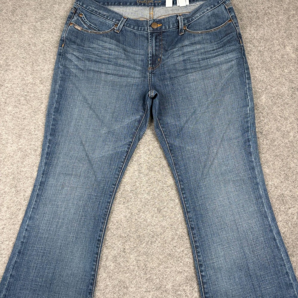 Y2K Cruel Girl Jeans Womens 13 Slim Blue Bootcut Denim Flare Preppy Skate Grunge - Picture 2 of 10
